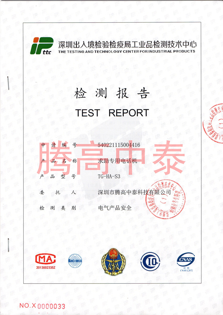 騰高中泰-質(zhì)檢報告